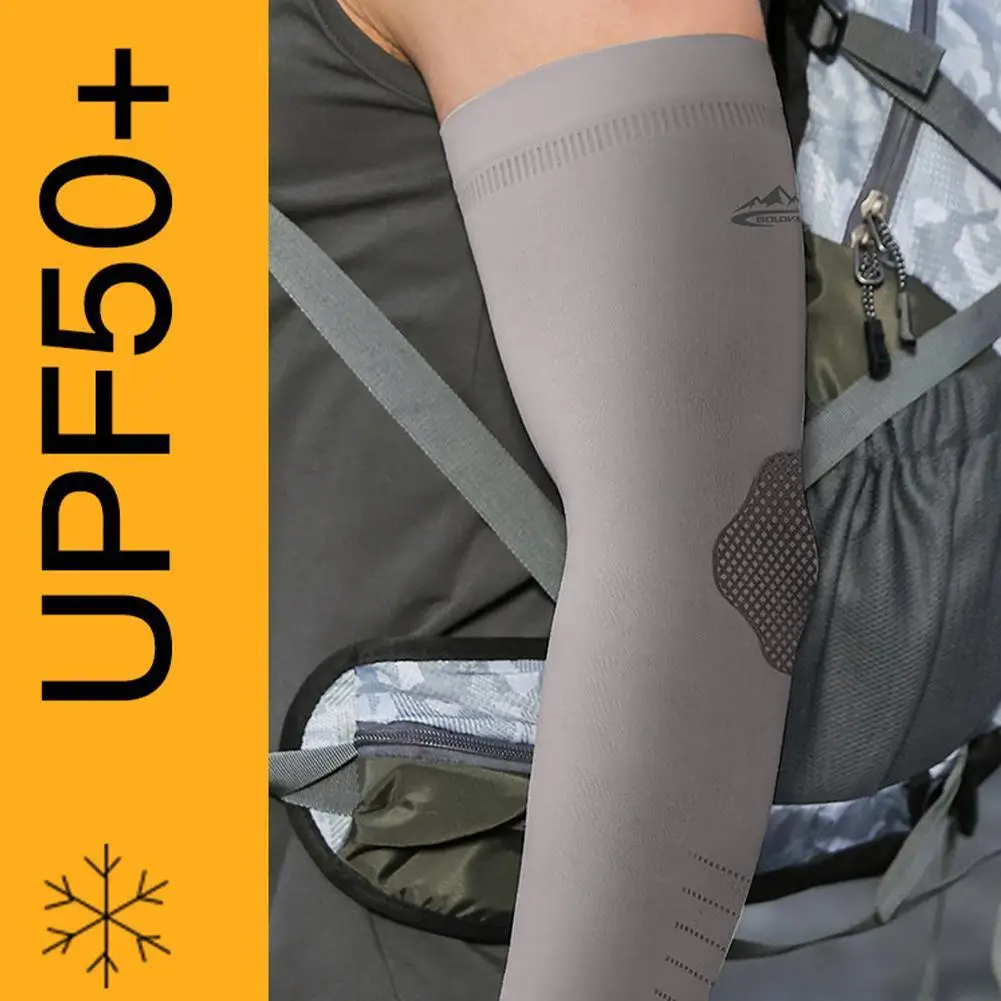

2Pcs Unisex Cooling Arm Sleeves Cover Sports Running UV Sun Protection Outdoor Men Fishing Cycling Quick Dry Gloves Arm Warmer