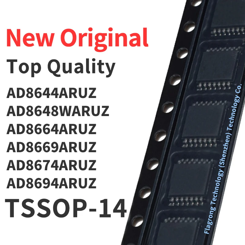 

1 Pieces AD8644ARUZ AD8648WARUZ AD8664ARUZ AD8669ARUZ AD8674ARUZ AD8694ARUZ TSSOP-14 Chip IC New Original