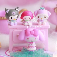 sanrio anime cartoon kuromi doll cute doll girl heart hand to do girls desktop cute decoration diy toy birthday gift