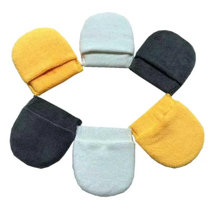 

New Sponge Cover Reusable Durable Multifunctional Superfine Fiber Oval Car Accessories Car Gold Plating Beauty Sponge Cover