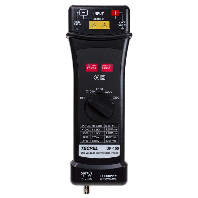 

TECPEL DP-100 Differential Oscilloscope Probe