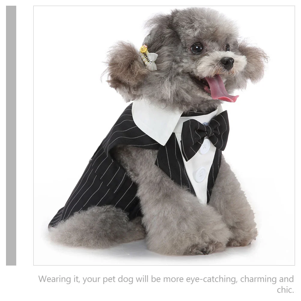 

5x Costume Wedding Party Dog Tuxedo Wedding Suit Wedding Party Clothing Clothes for Puppy Dogs