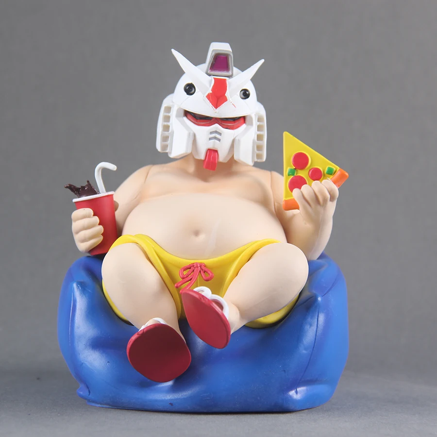 

15cm Anime Gundam Figure Fat Man Muscle Zaku Protein Powder Muscle Man Prototype Zaku Early Type Action Figure Model Toy