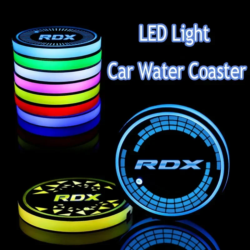 Светящаяся автомобильная подставка для чашки с водой коврик зарядкой через USB