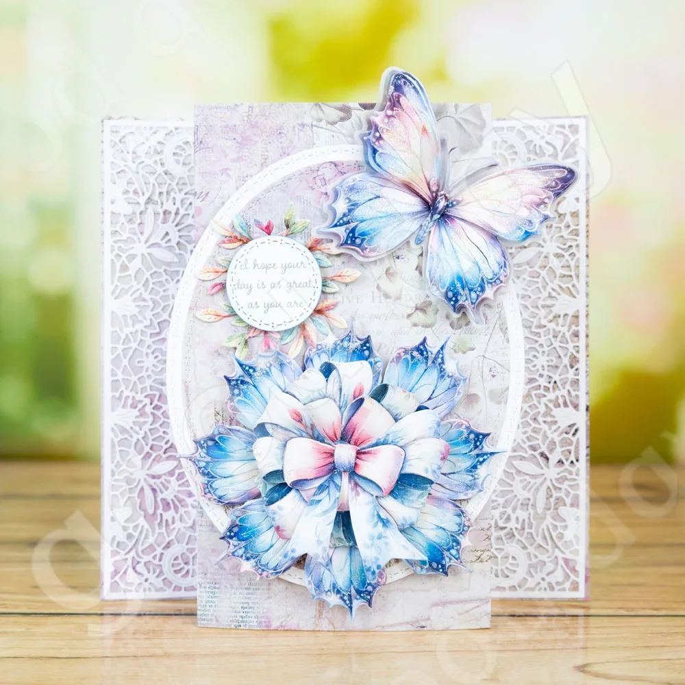 Праздничный фонарь-бабочка металлические штампы для DIY подарки скрапбукинга