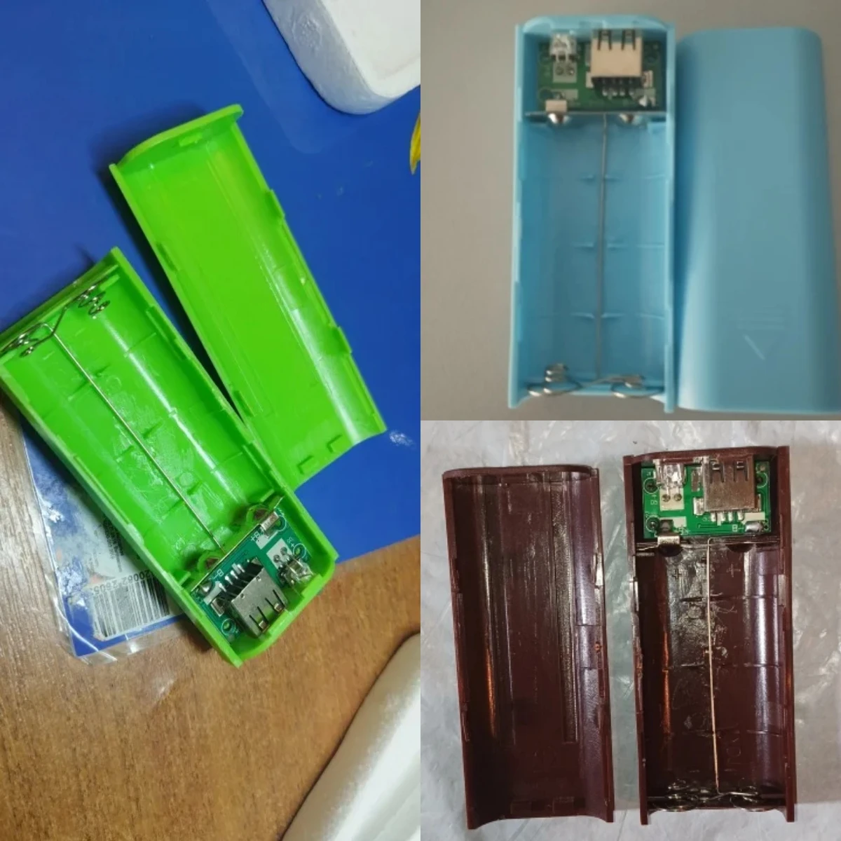 2 * 18650 USB Power Bank пустой корпус переносный 5V 5600mAh DIY аккумуляторный сиденье без