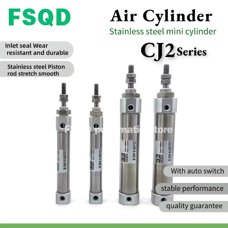 

CJ2B16 CDJ2B16-5,10,15,20,25,30,35,40,45,50 5Z,10Z,15Z,20Z,25Z,30Z,35Z,40Z,45Z,50Z-B Пневматический цилиндр типа FSQD CJ2 CDJ2B