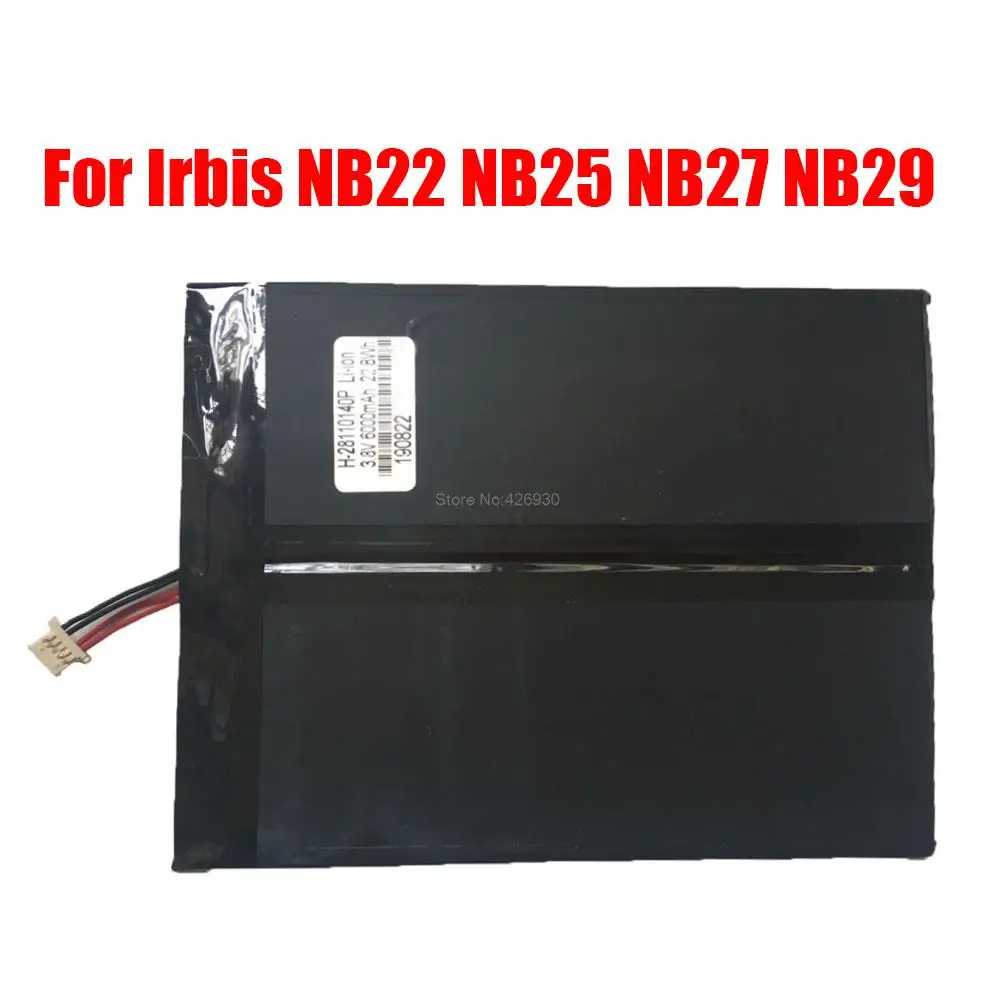 Сменная батарея для ноутбука Irbis NB22 NB25 NB27 NB29 3,8 V 6000MAH WH Новинка