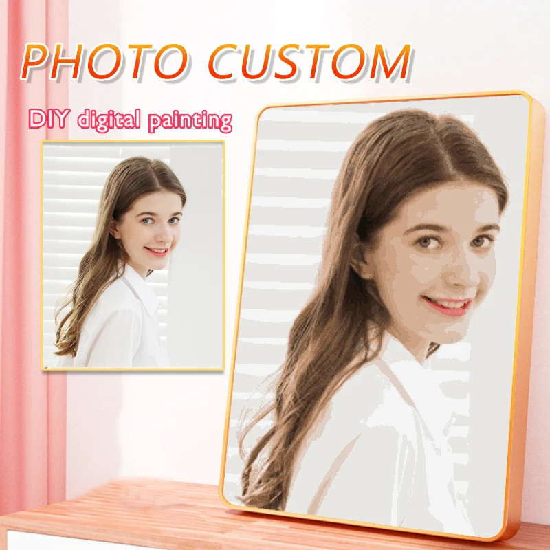 Картина по номерам фото на заказ дропшиппинг Сделай Сам Акриловая Краска холсте