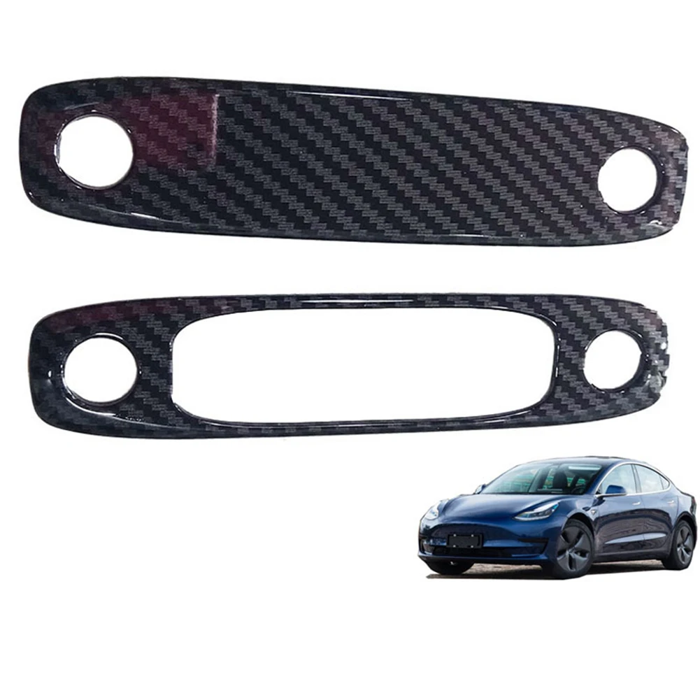 

2 PCS Glossy Front Rear Reading Light Cover Trims ABS Plastic Fit For Tesla Model 3 Y 2017-2023 Car Interior Accessories