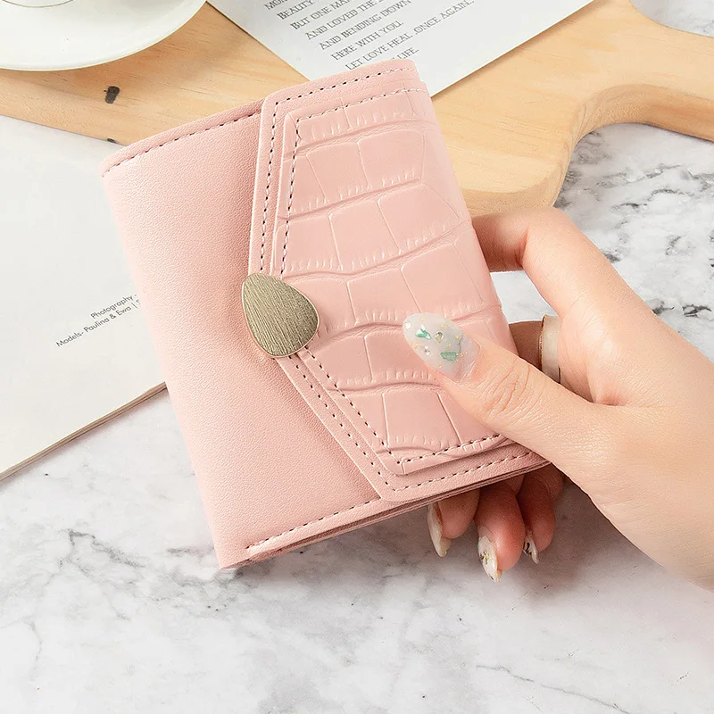 

Wallets for Women PU Leather Coin Purse Bag Multi-slot Card Holder Simple Mini Wallet Money Clip Small Card Bags кошелек женский