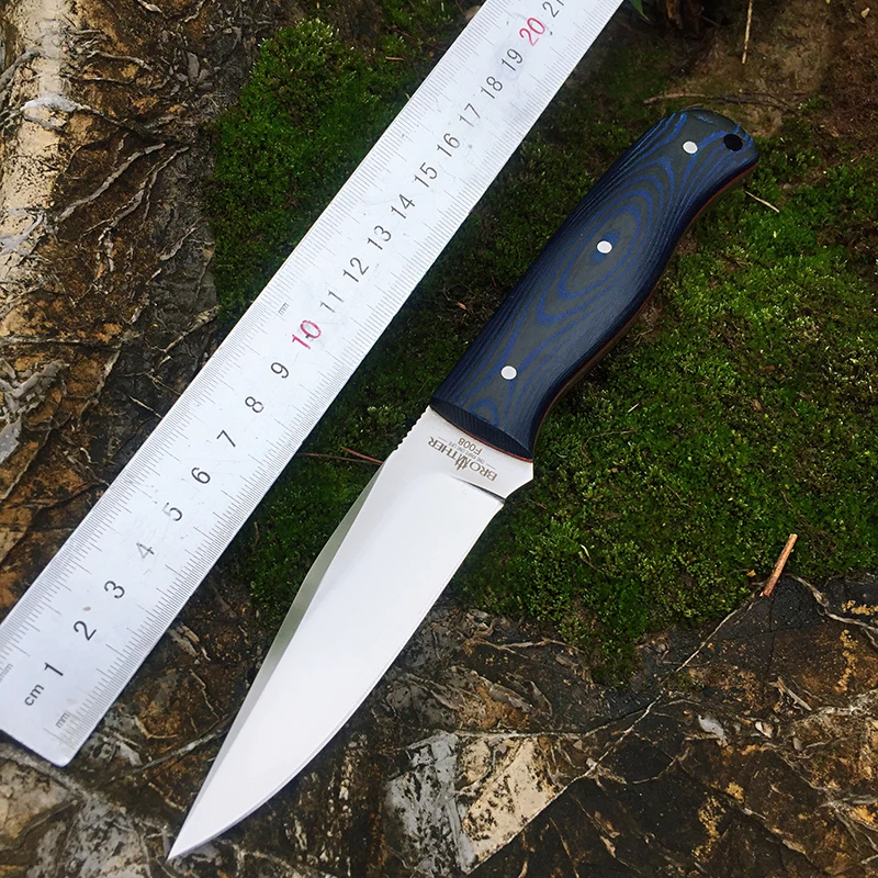 Нож Brother F008 с фиксированным лезвием стальной прямой резец D2 для выживания дикой