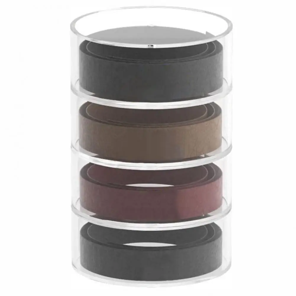 

Efficient Belt Display Rack Space-saving Acrylic Belt Storage Box Multi-layer Organizer for Belts Watches Jewelry