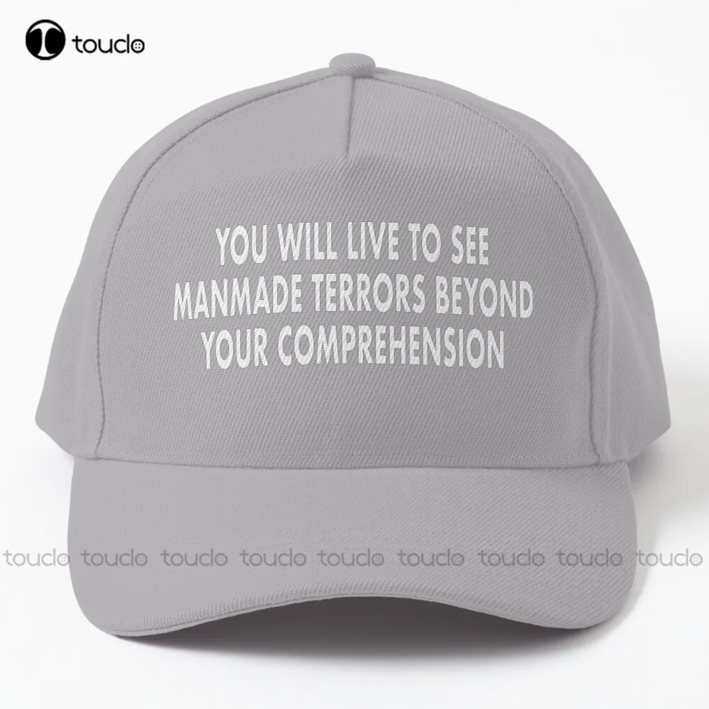 

Manmade Terrors Baseball Cap Cowboy Hats For Men Personalized Custom Unisex Adult Teen Youth Summer Baseball Cap Sun Hats Funny