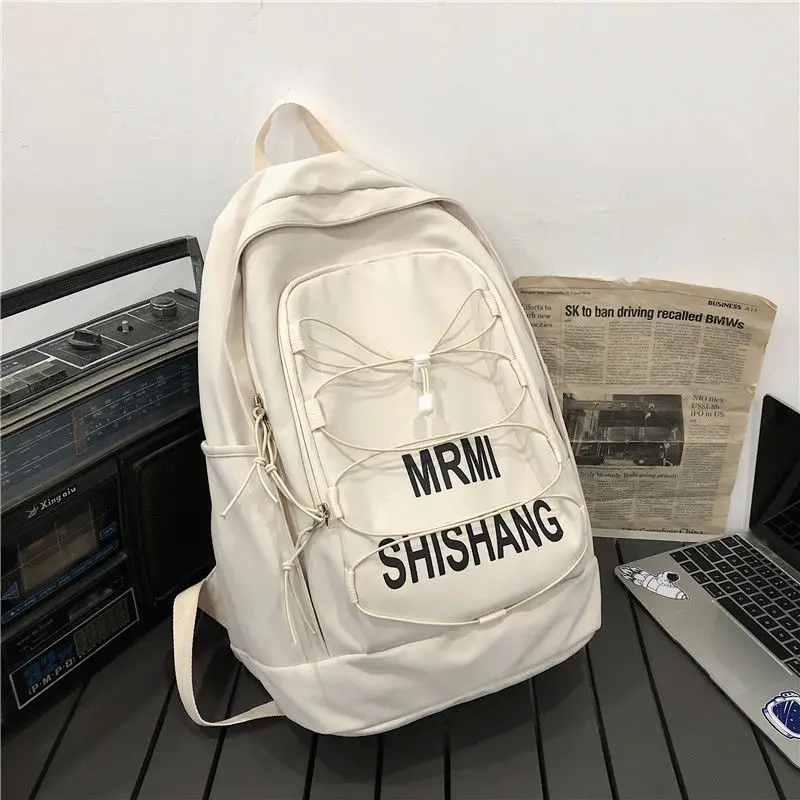 

Middle School Backpack for Teen Girls Youth Schoolbag Women Bookbag University Student Casual Korean College Nylon Bagpack Large