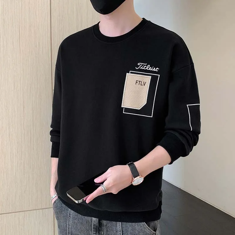 2023 Men Golf Oversized Hoodies For Casual Sweatshirts Spring Autumn Men's Sweater Pullovers Long Sleeve