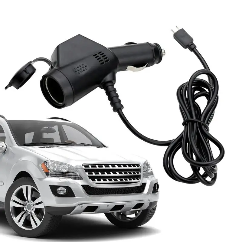 

Автомобильный зарядный кабель 3 в 1 с двумя USB-портами