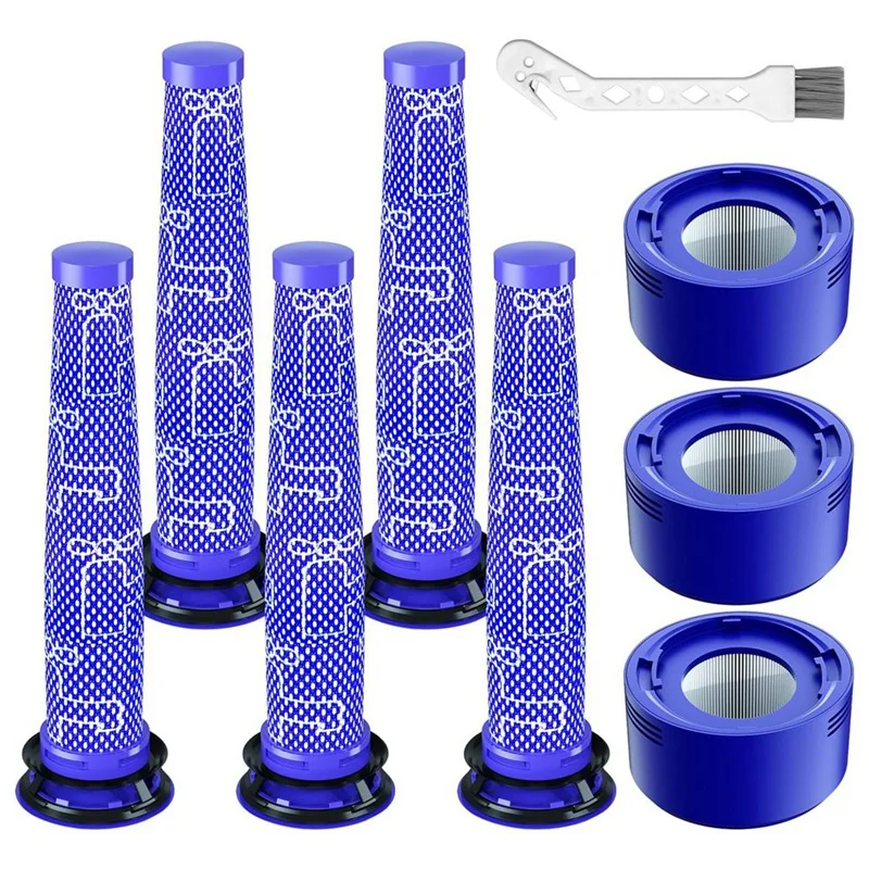 Запчасти для фильтров Dyson V7 V8 SV10 3 Контактных фильтра и 5 пред заменяют детали 965661-01