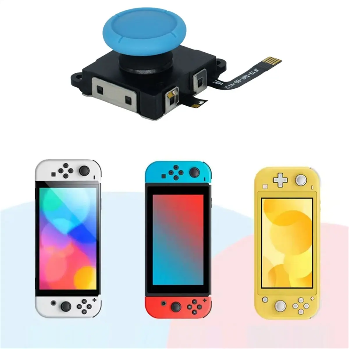 Фото Электромагнитный джойстик DT1031 Mon.TMR для Switch/Lite/OLED с защитой от дрифта, магнитный джойстик с сопротивлением для Switch B №3
