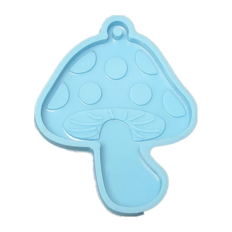 

Mushroom Keychain UV Epoxy Resin Mold Handmade Hanging Pendant Silicone Mould DIY Crafts Jewelry Decorations Casting Tools