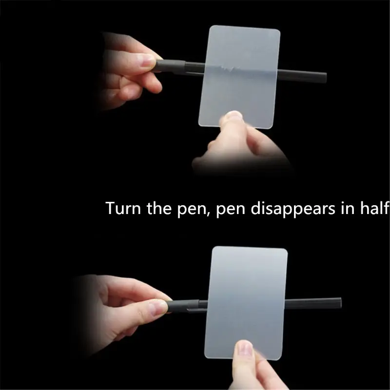 

Visual Card Pen Perspective Distortion Gimmick Street Toy Novelty Magic-Trick for Kids Adult Close-up Trick Easy Operate