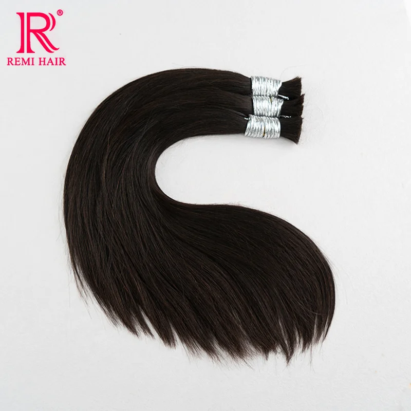 

Vietnamese Human Hair Extensions Braiding Hair 100% Unprocessed Natural No Weft Human Hair Bulk Straight Hair Good Quality Hair