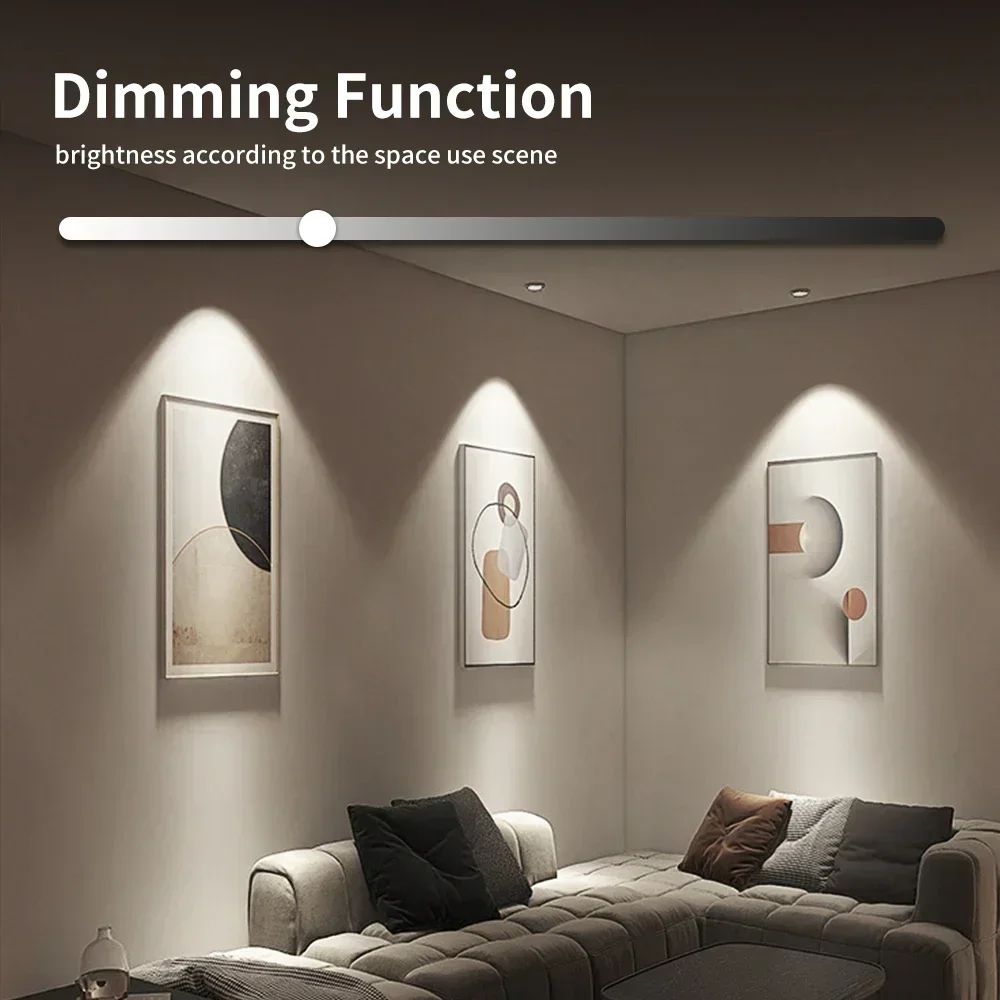 LXIN tuya Downlight WIFI 5/9/12/15 Умный светодиодный точечный светильник с затемнением 2700-6500k