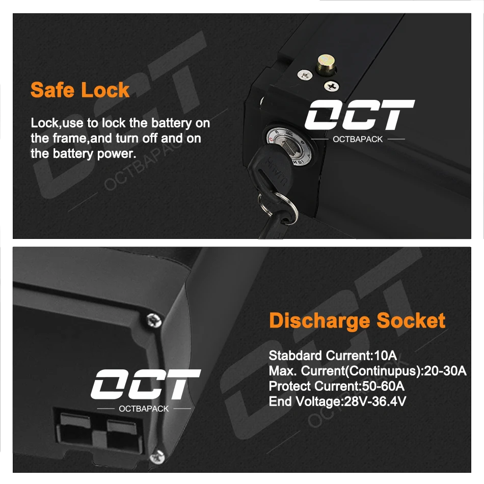 Литий-ионный аккумулятор для электровелосипеда 36 В 30 А/ч 48 25 52 в