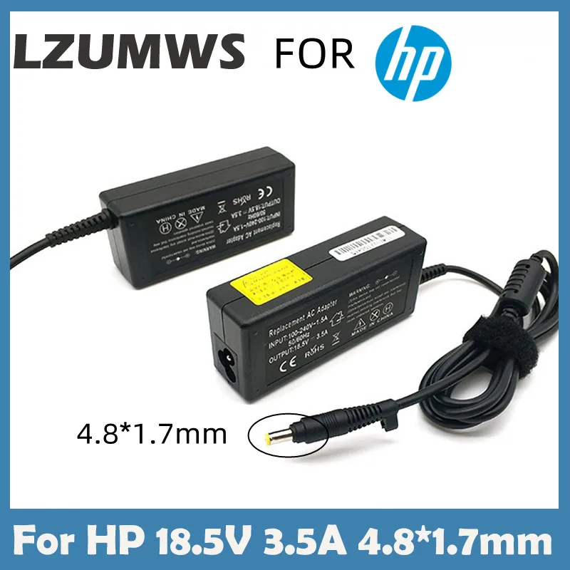 

18.5V 3.5A 65W 4.8*1.7MM Adapter Charger For HP Compaq 6720S 500 510 520 530 540 550 620 625 G3000 Pavilion DV1000 DV4000