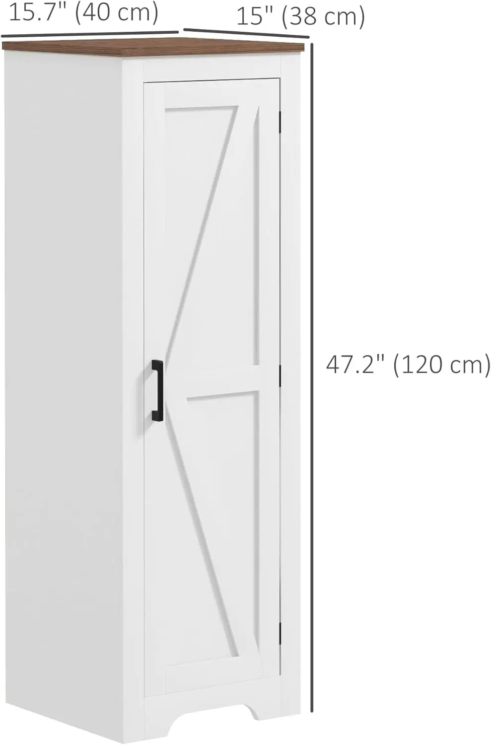 Шкаф HOMCOM для хранения в сельском хозяйстве с регулируемой полкой