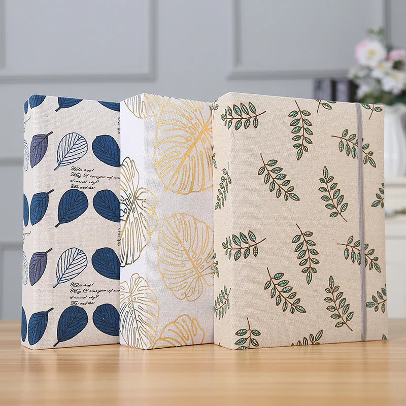

Creative Album Leaf Cloth 6 Inch 200 Large-capacity Photo Album Tether Children Family Couple Photo Studio Travel Souvenir Book