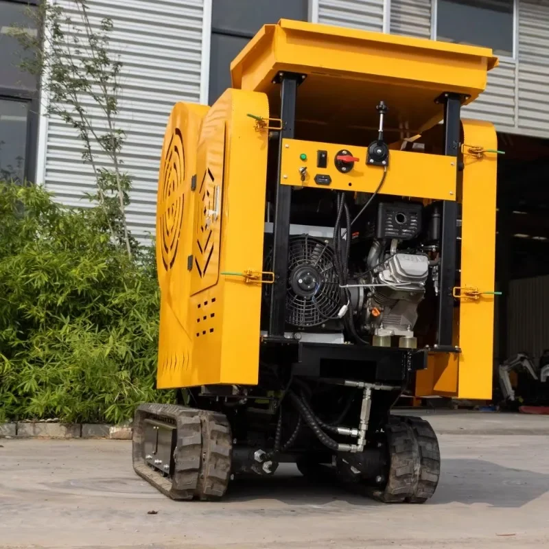 Дробилка для челюстей с дизельным мини-машиной дробления камней гусеничного