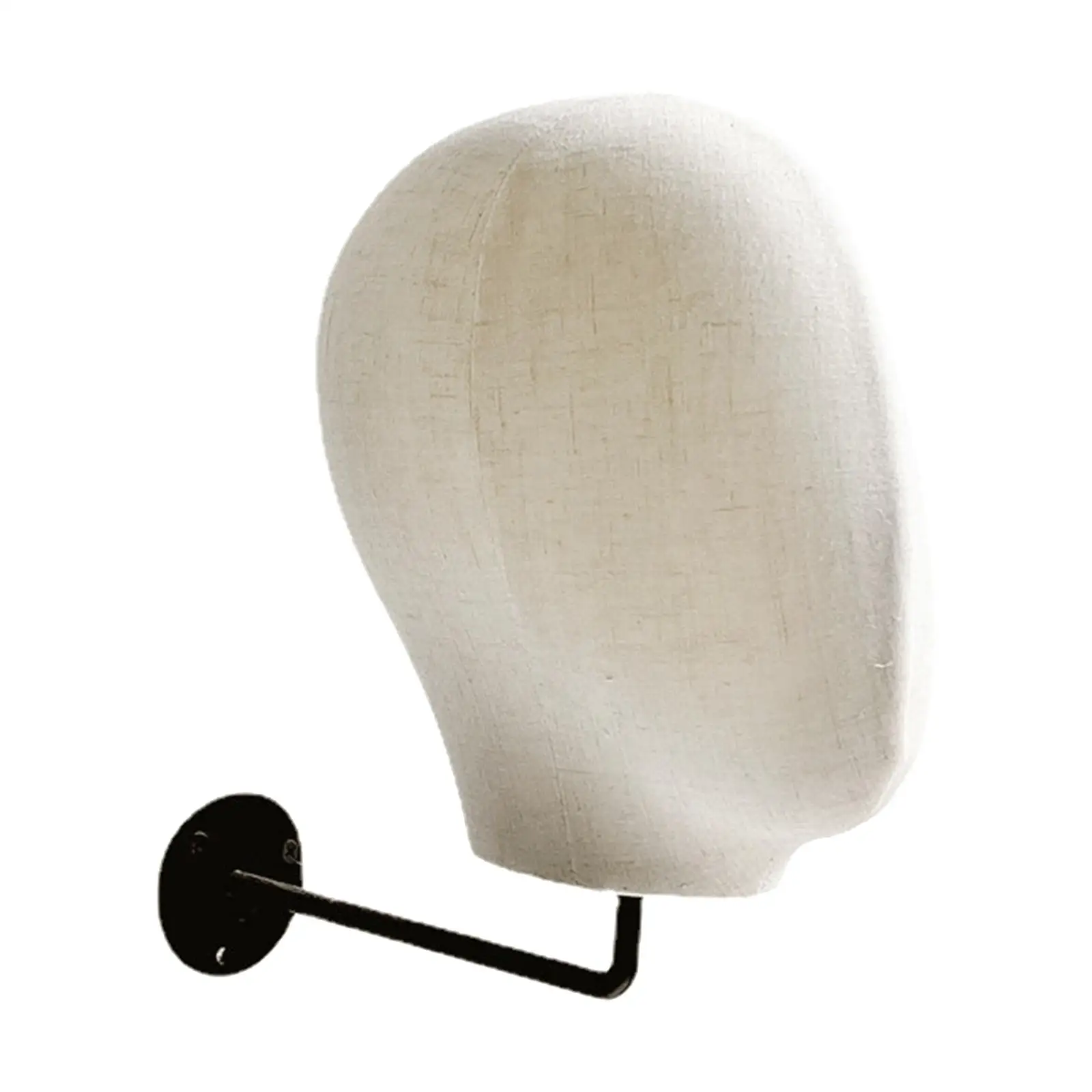 

Wall Mounted Manikin head Detachable W/ Support Rack Hat Cap Hanger Display Rack