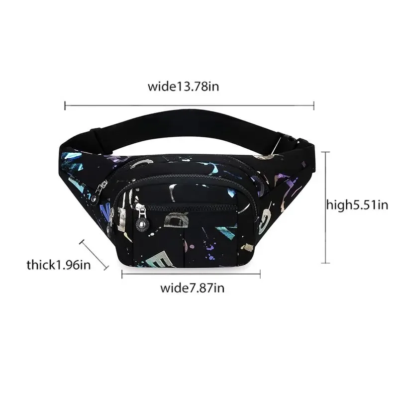 Женская поясная сумка на молнии нагрудная женская для денег дорожная плечо