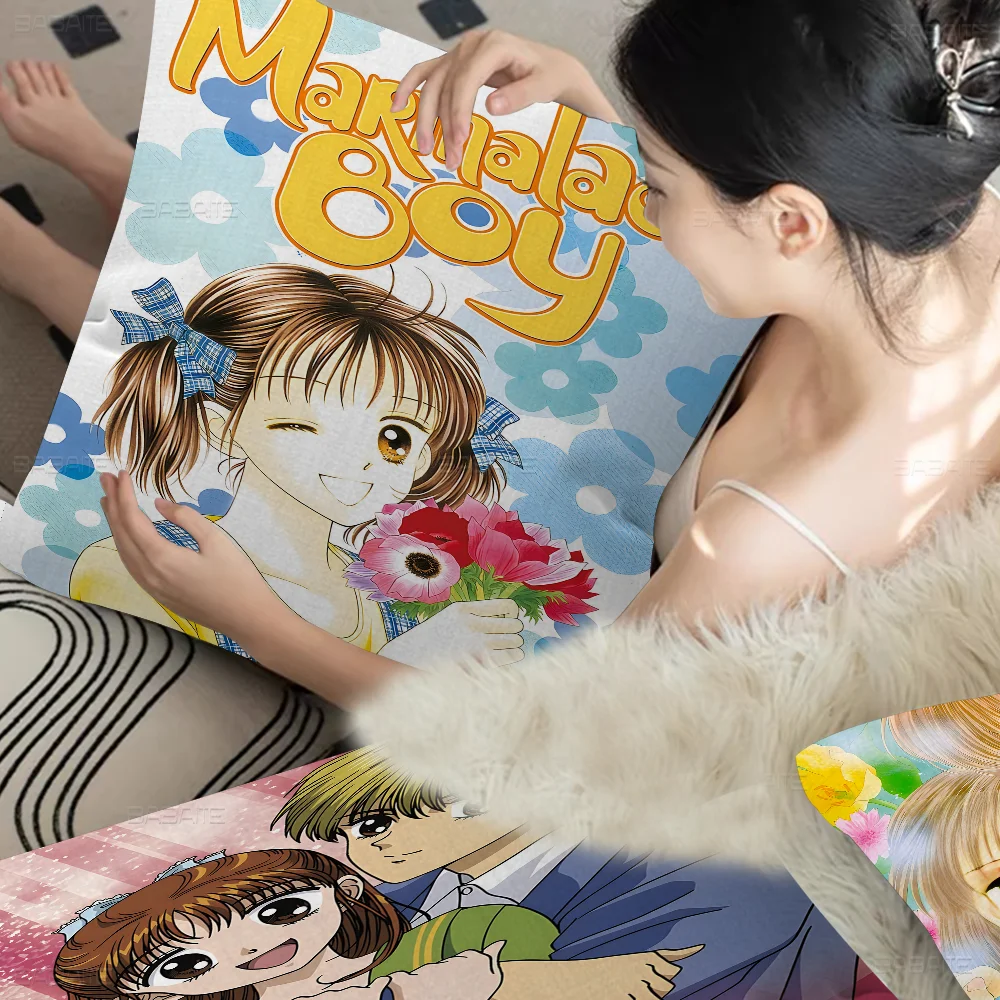 Классическая винтажная подушка в стиле аниме Marmalade Boy наволочка для гостиной