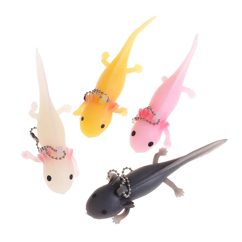 Pet Animal 4 Colors Charm Pendant Keychains For Salamander L