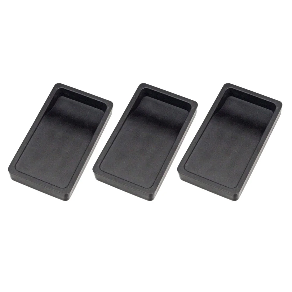

3 Pcs Painting Inkstones Calligraphy Inkslabs Students Two-sided Inkslabs for Students (Black)