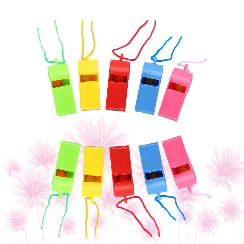 

24 Pcs Cheering Whistles Glow Toys Referee Glow Toys Colorful Sports