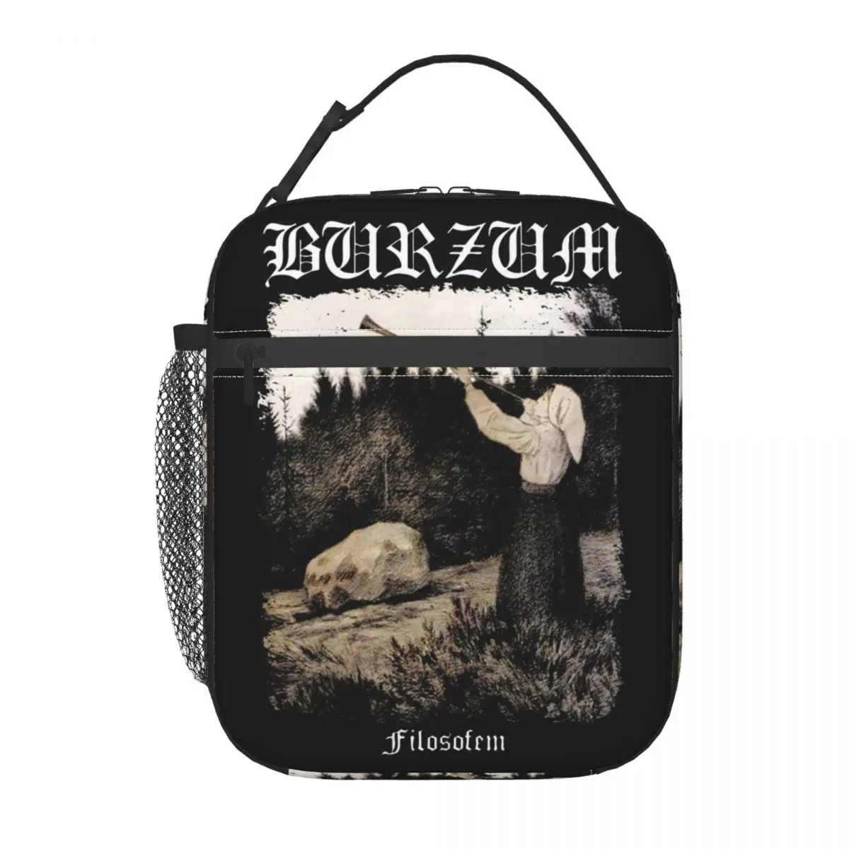 Теплоизолированная сумка для ланча Burzum Blow The Tube вместительный контейнер еды