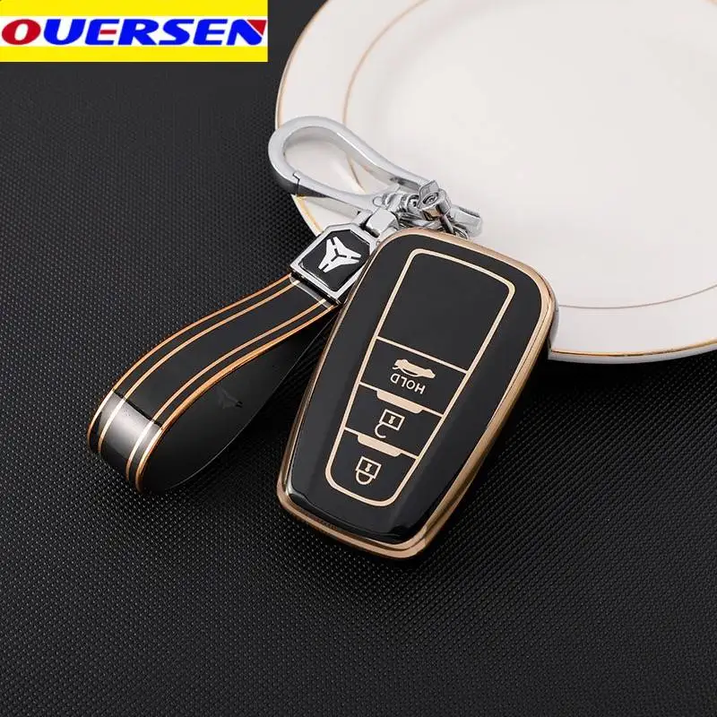 

New Fashion TPU Car Remote Key Case For Toyota Corolla Camry Reiz RAV4 Highlander Avalon Levin izoa Remote Fob Cover