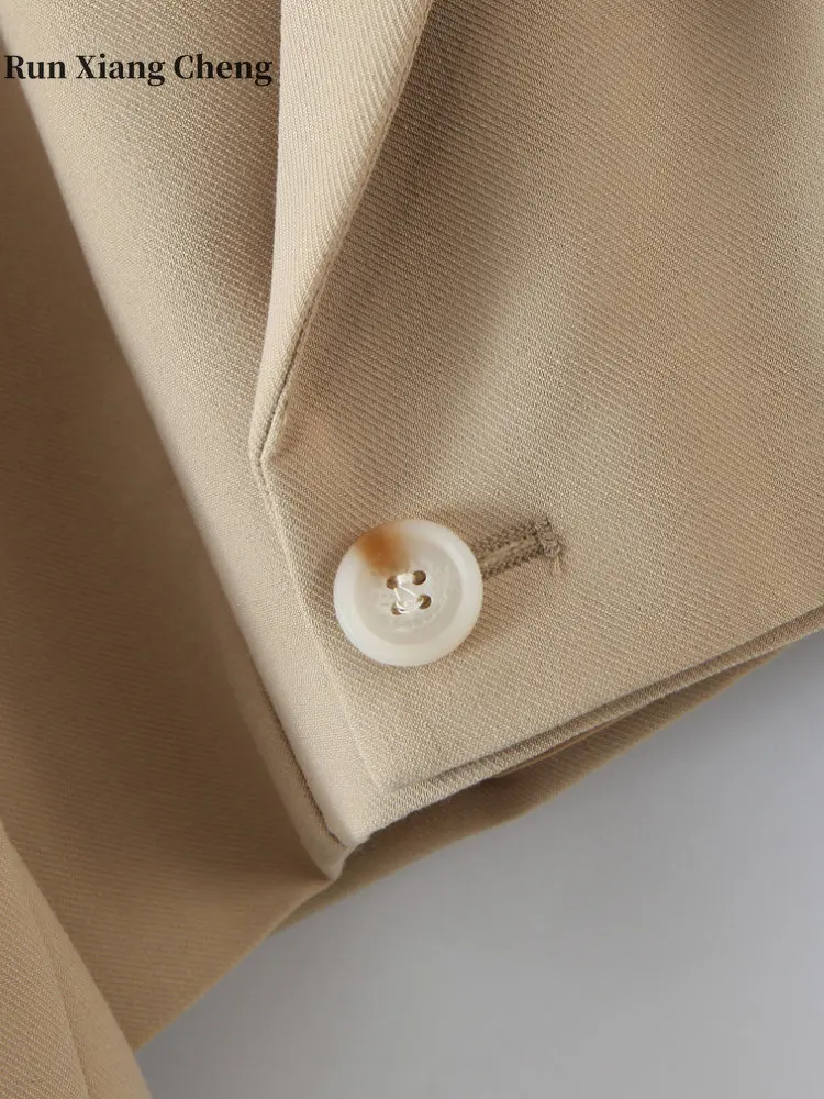 Summer Spring 2023 Women's Suit with Skirt New Chic and Elegant High Korean Style Waist Lotus Leaf Off-center Button Skirt Suit