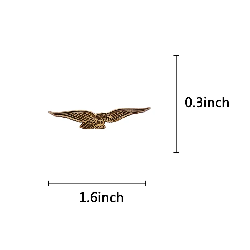 Moto Guzzi винтажная медная булавка с орлом