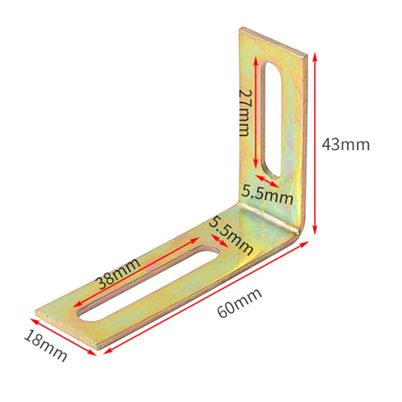 

4 шт. регулируемый прямоугольный кронштейн с кодом, разъем для мебельной доски, металлическая L-образная угловая скоба, поддержка для удержания монтажа, фиксации