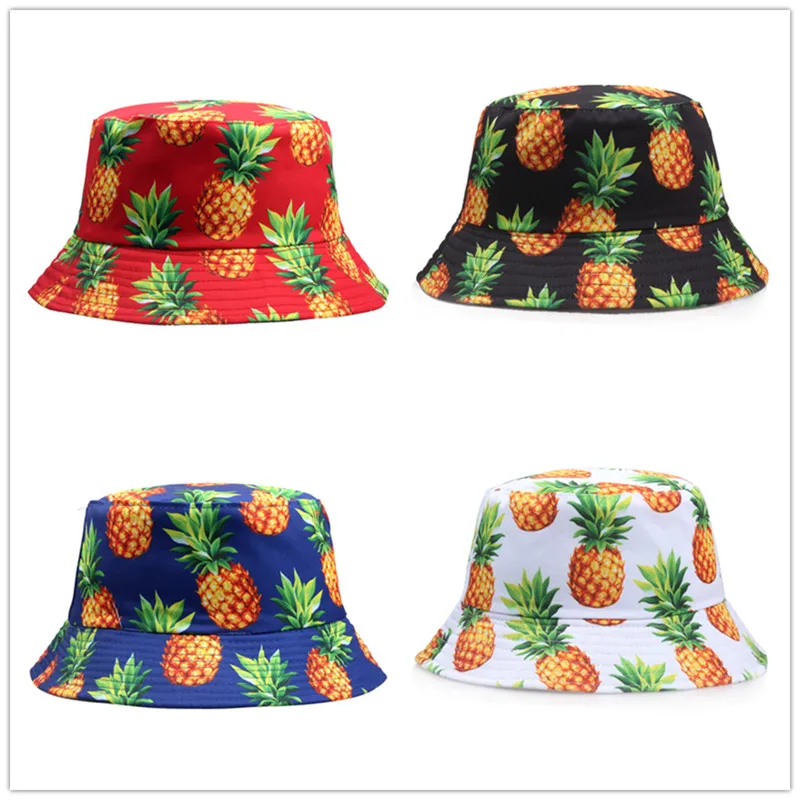 

Unisex Foldable Bucket Hat Fashion Embroidered Beach Sun Hats Street Headwear Fisherman Outdoor Cap Men and Woman Hat