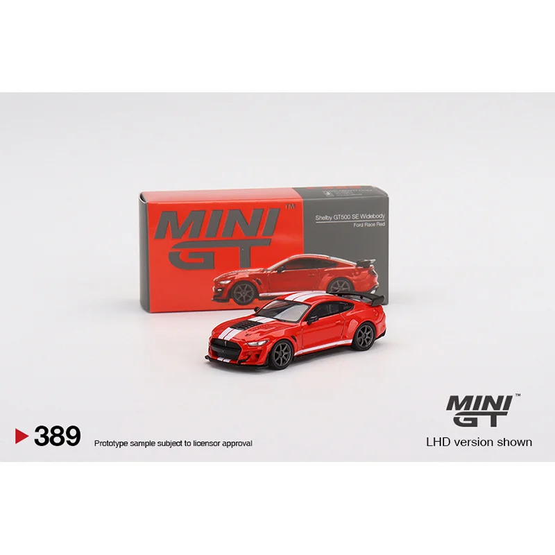

1:64 MINI GT Shelby GT500 SE Widebody Race Red Alloy Diorama Car Model Collection Miniature Carros Toys 389 In Stock