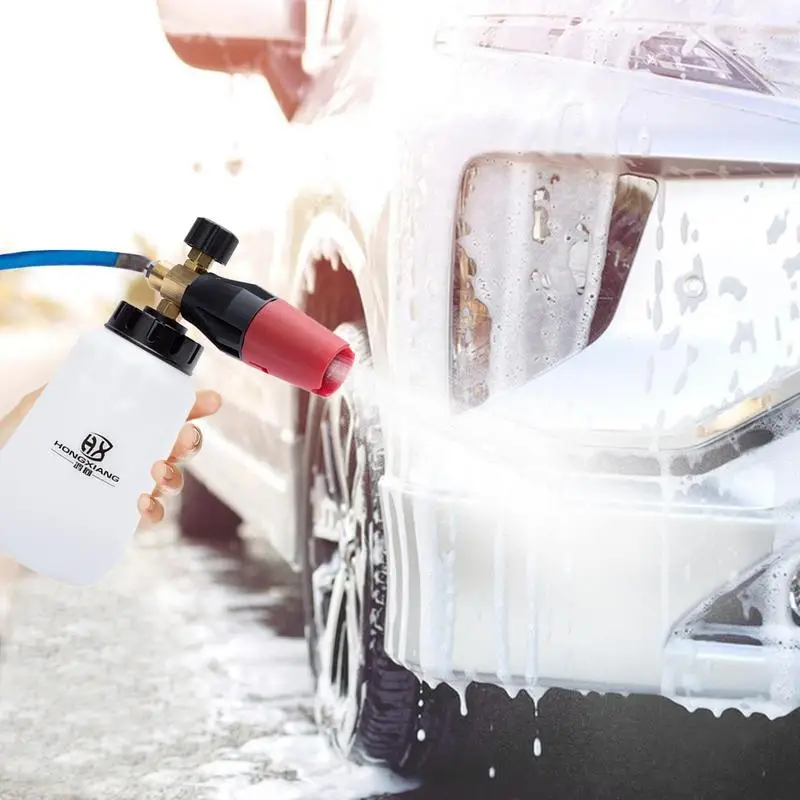 

Hand Pump Car Wash Sprayer High Pressure Interface Foam Cannon Professional Car Snow Foam Sprayer Spray Foam Cleaner Nozzle