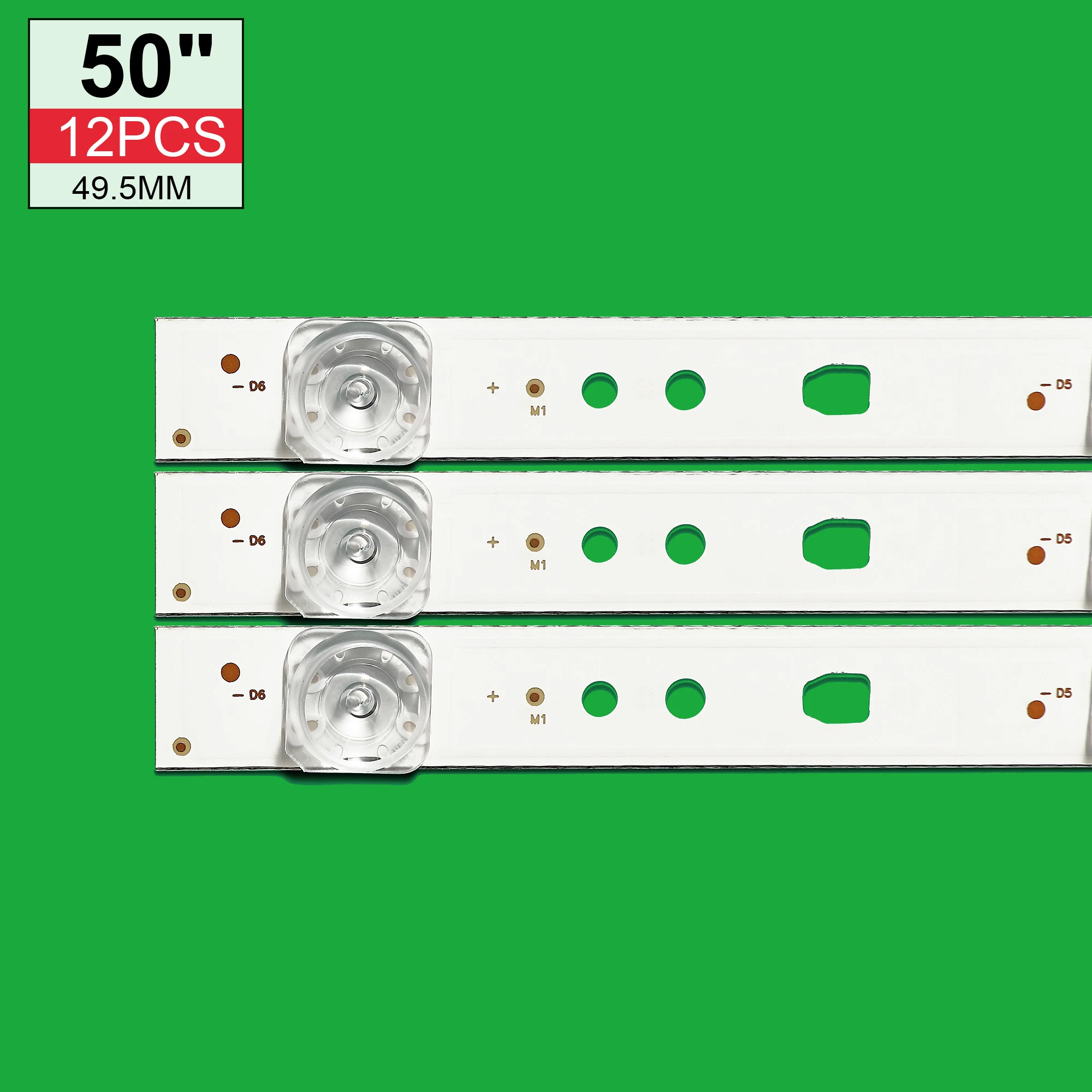 

LED Backlight strip 6 lamp for H-aier 50"TV 50A6M LE50A7100L LED50D6-01(A) LED50D06-ZC14AG-01 ZC14 30350006202 V500HJ1-PE8