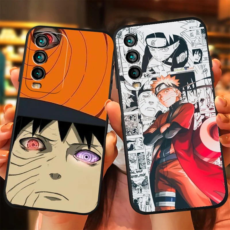 

Naruto Japanese Anime Phone Cases For Xiaomi Redmi 10 Note 10 10 Pro 10S Redmi Note 10 5G Coque Soft TPU Back Cover