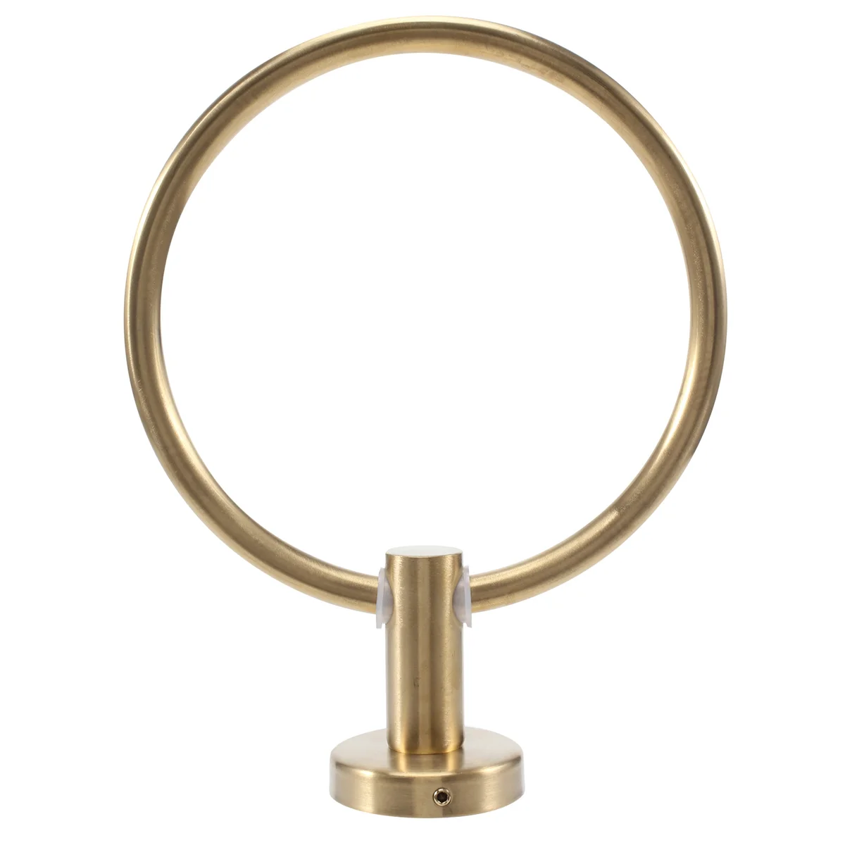 

Gold Stainless Steel Towel Holder Bathroom Wall Mounted Round Towel Rings Towel Rack Kitchen Storage Accessories