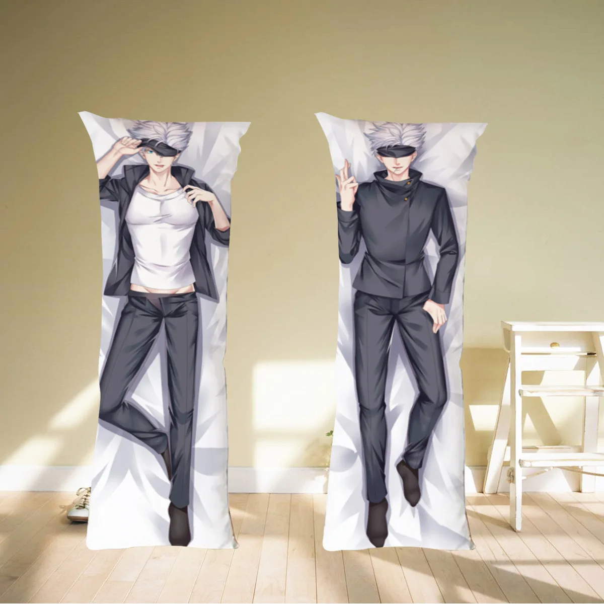 

180 см Gojo Satoru Jujutsu Kaisen Dakimakura аниме косплей обнимающее тело крутая наволочка на заказ двухсторонняя наволочка с принтом